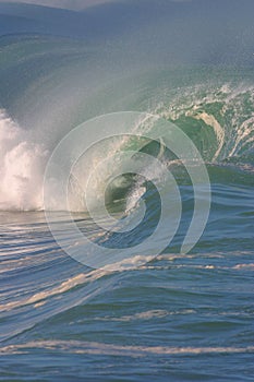 Powerful Wave at Waimea Bay