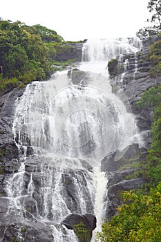 Powerhouse Waterfall at Periyakanal, near Munnar, Kerala, India