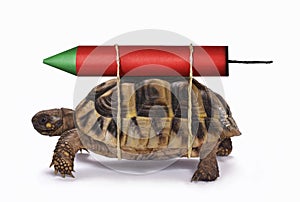 Powering the turtle with the rocket.