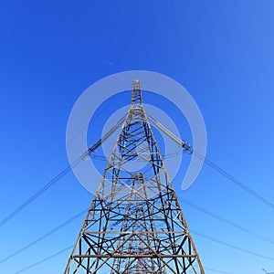 Powerline abstract photo