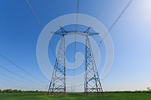 Powerline abstract photo