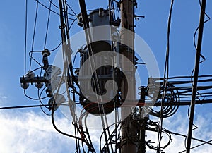 Powerline insulators, connectors, transformers and tangled wires