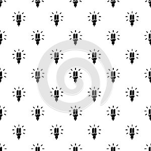 Powersave lamp pattern vector seamless