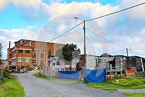 The Powertown squatter camp with all its texture