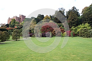 Powis castle garden in England