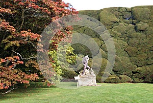 Powis Castle garden in England