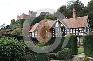 Powis castle garden in England