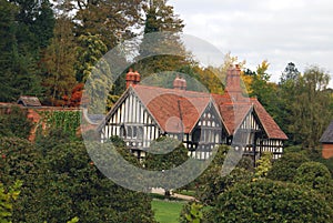 Powis castle garden in England