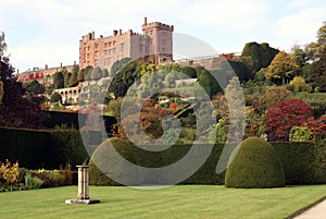 Powis Castle and garden in England