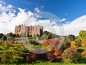 Powis Castle in Wales in Autumn photo