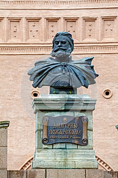 Pozharsky Statue near Monastery of Saint Euthymius Suzdal