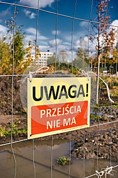 POZNAN, POLAND - Oct 08, 2017: Selective focus shot of \