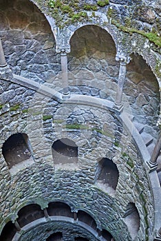 Pozo iniciÃÂ¡tico in Quinta da Regaleira, Sintra, Portugal photo