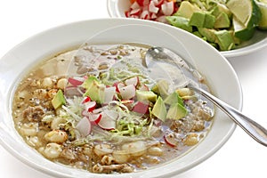 Pozole, mexican cuisine photo