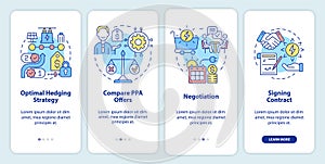 PPA work onboarding mobile app screen photo