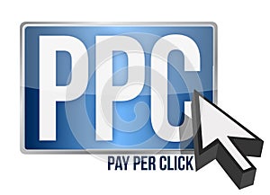 PPC - pay per click button