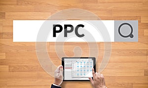 PPC - Pay Per Click concept