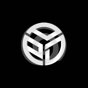 PPD letter logo design on black background. PPD creative initials letter logo concept. PPD letter design