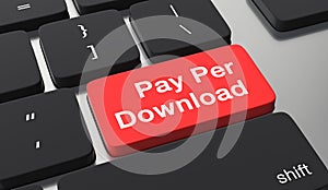 PPD Pay Per Download concept