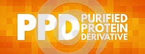 PPD - Purified Protein Derivative acronym photo