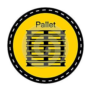 PPE Icon.Stack Correctly Symbol Sign Isolate On White Background,Vector Illustration