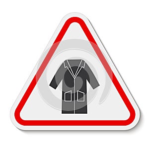 PPE Icon.Wear Smock Symbol Sign Isolate On White Background,Vector Illustration EPS.10