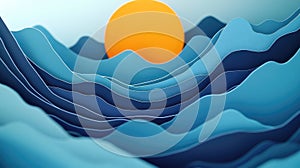 pper transforming api endpoint in a paper cut style