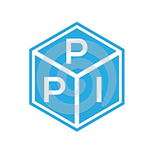 PPI letter logo design on black background. PPI creative initials letter logo concept. PPI letter design