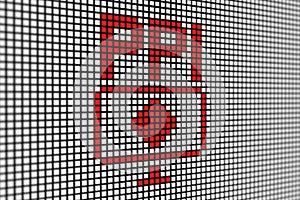 PPI text scoreboard blurred background