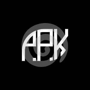 PPK letter logo design on black background.PPK creative initials letter logo concept.PPK vector letter design