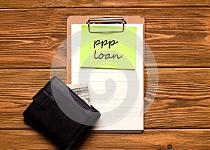 PPP Loan Salary Protection Program Concept.