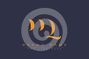 PPQ abstract letter logo design