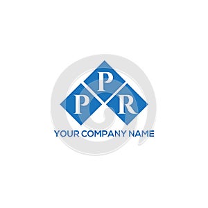 PPR letter logo design on white background. PPR creative initials letter logo concept. PPR letter design