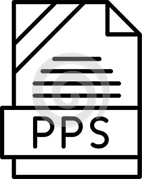 PPS Outline Vector Icon