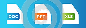 Ppt presentation file 3d icon, ppt document icon