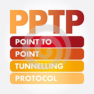 PPTP - Point to Point Tunnelling Protocol acronym