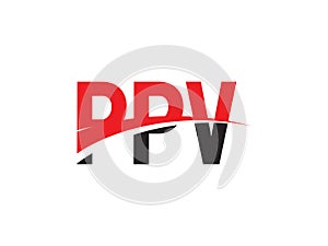 PPV Letter Initial Logo Design Vector Illustration