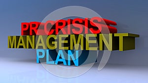 Pr crisis management plan on blue