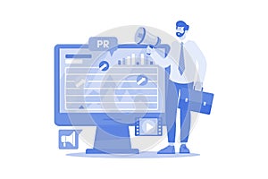 PR specialist developing plan for product launch