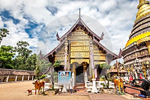 Pra That Lampang Luang, the famous ancient buddhist temple