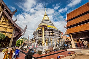 Pra That Lampang Luang, the famous ancient buddhist temple