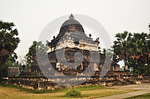 Pra That Makmo or Pra That Pathum stupa Singhalese style of Wat Wisunalat or Wisunarat Visoun temple for Laotian people and