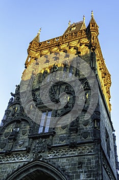 PraÅ¡nÃ¡ brÃ¡na prague, Czechia, Czech Republic, Powder Tower in Prague