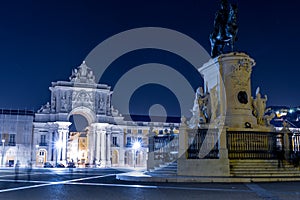 The Praca do Comercio (Commerce Square) in Lisbon.