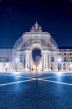 The Praca do Comercio (Commerce Square) in Lisbon.