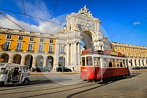 Praca do Comercio Commercial Square in Lisbon