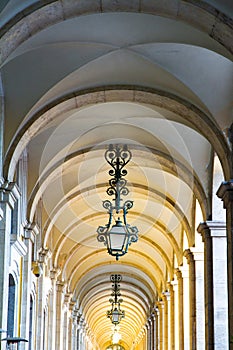 The Praca do Comercio in Lisbon photo