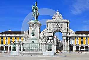 Praca do Comercio, Lisbon, Portugal photo