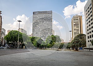 Praca do Correio Post Office Square and Santa Ifigenia Viaduct - Sao Paulo, Brazil