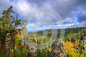 Prachov rocks /Prachovske skaly /, Bohemian paradise geopark, Czech Republic